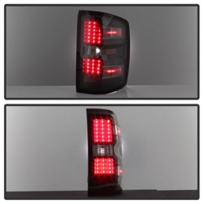 SPYDER xTune Chevy 1500 14-16 / Silverado 2500HD/3500HD LED Tail Lights - Black ALT-JH-CS14-LED-BK 9036545 9036545 Photo - Unmounted