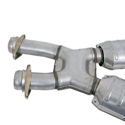 BBK Performance 86-93 Mustang 5.0l 2.5 X-pipe W/converters 1662 Photo - Unmounted