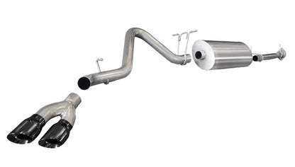 Corsa 11-12 Chevrolet Silverado Crew Cab/Std. Bed 2500 6.0L V8 Black Sport Cat-Back Exhaust 14794BLK 14794BLK Photo - Primary