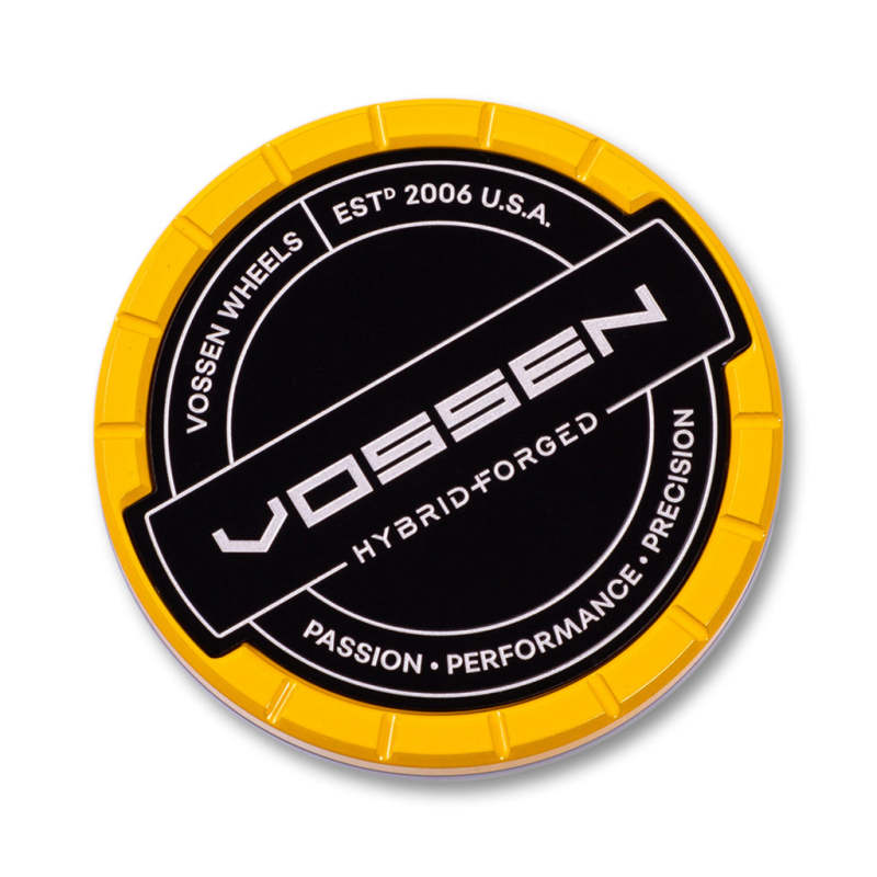Vossen Billet Sport Cap - Large - Hybrid Forged - Yellow CAP-BSC-LG-HF-YL CAP-BSC-LG-HF-YL Photo - Primary