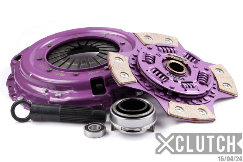 XCLUTCH 89-91 Honda Civic SiR 1.6L Stage 2R Extra HD Sprung Ceramic Clutch Kit XKHN22003-1R XKHN22003-1R Photo - Primary