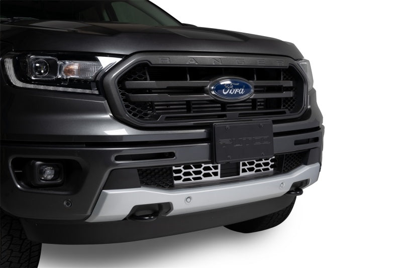 Putco 19-20 Ford Ranger w/ Adaptive Cruise - Hex Shield - Polished SS Bumper Grille Inserts 82164 82164 Photo - Mounted