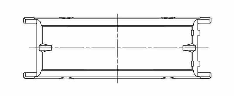 ACL BMW M40B16/18 (1.6L / 1.8L / 1.9L) .50 Oversized Main Bearing Set 5M1538H-.50 5M1538H-.50 Technical Drawing