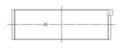 ACL Race Series Rod Bearings Toyota 2362cc 2AZ-FE Size: STD 4B8411H-STD Technical Drawing