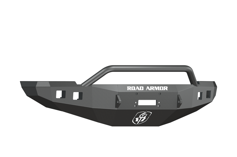 Road Armor 10-18 Ram 2500 Stealth Front Winch Bumper w/Pre-Runner Guard - Tex Blk 408R4B 408R4B Photo - Primary