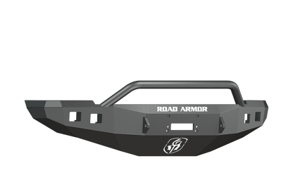 Road Armor 10-18 Ram 2500 Stealth Front Winch Bumper w/Pre-Runner Guard - Tex Blk 408R4B 408R4B Photo - Primary