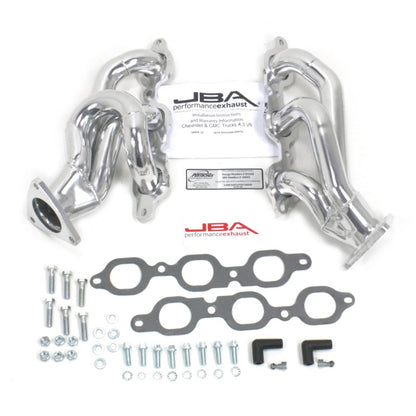 JBA 14-20 GM Truck 4.3L V6 1-5/8in Primary Silver Ctd Cat4Ward Header 1842S-10JS 1842S-10JS Photo - Primary