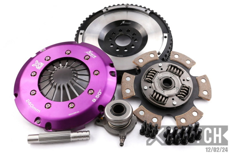 XCLUTCH 04-07 Volvo V70 R 2.5L Stage 2R Extra HD Sprung Ceramic Clutch Kit XKFD24638-1R