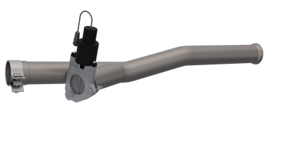 QTP 2018 Jeep Wrangler JL 4DR 2.5in 304SS Aggressor Cutout Mid Pipe 525018 525018 Photo - Primary