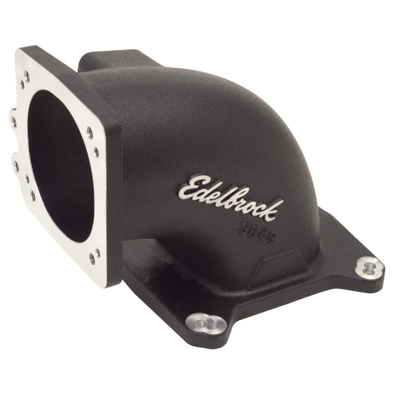 Edelbrock High Flow Intake Elbow, 95mm Throttle Body To Square-bore Flange 38493 Photo - Primary