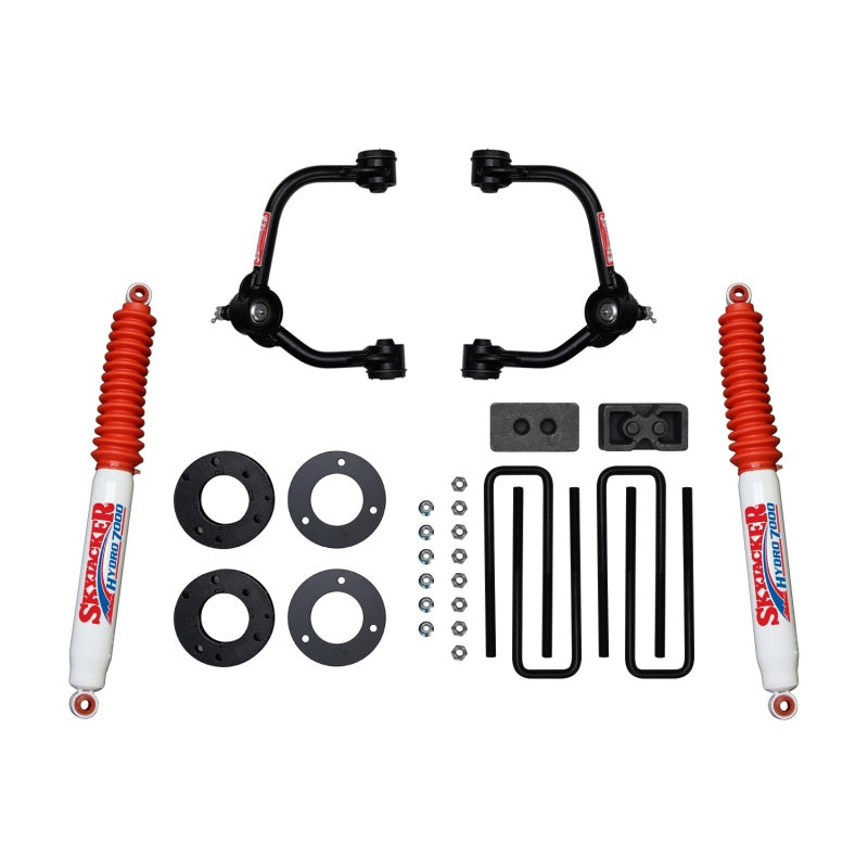 Skyjacker 14-20 Ford F150 2WD/4WD 3in UCA Lift Kit w/Rear Hydro 7000 Shocks F1430PH F1430PH Photo - Primary