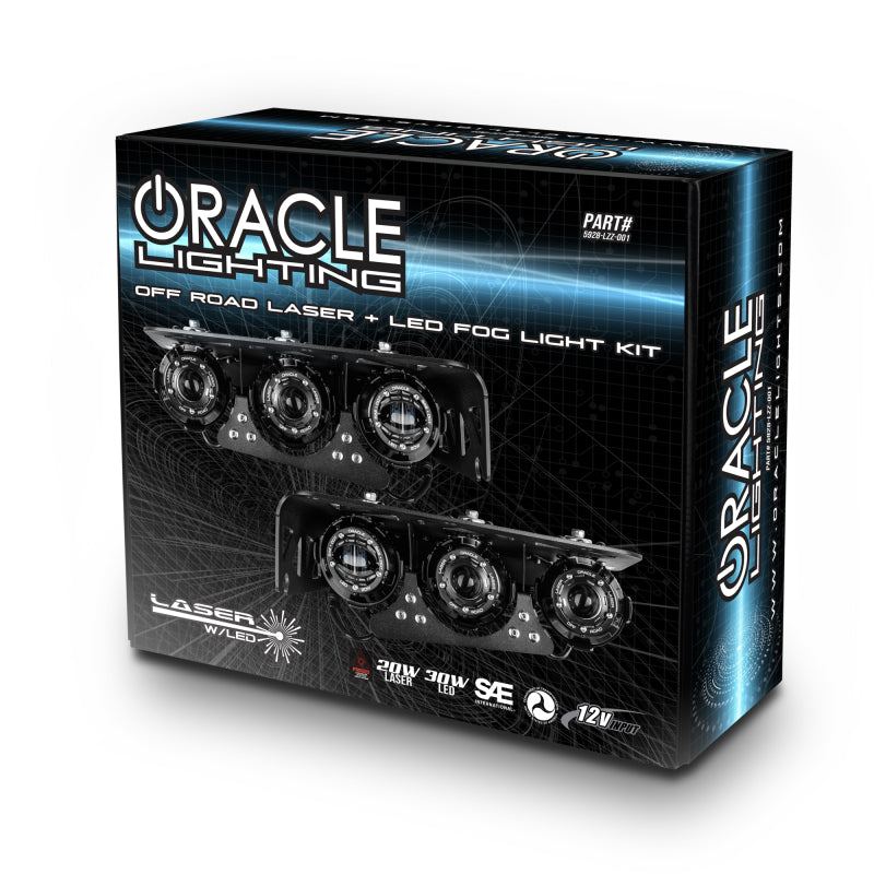 ORACLE Lighting 21-24 Ford Bronco Off Road Laser and LED Fog Light Kit for Steel Bumper 5928-LZZ-001 5928-LZZ-001 Photo - in package