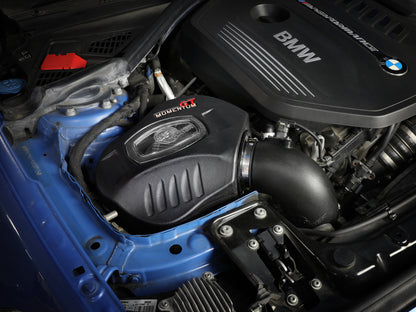 aFe Momentum GT Pro DRY S Cold Air Intake System BMW 340i/440i (F3X) 16-17 51-76309 Photo - Mounted