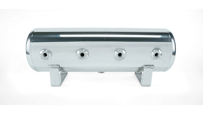 Air Lift 2.5 Gal. Polished Tank w/ Viair 444c Chrome Compressor (Incl. Fittings & Mounting Hardware) 27801 27801 Photo - Close Up