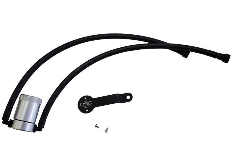 J&L 14-18 Chevy/GM Truck/SUV 5.3L V8 Driver Side Oil Separator 3.0 - Clear Anodized 3085D-C 3085D-C Photo - Primary