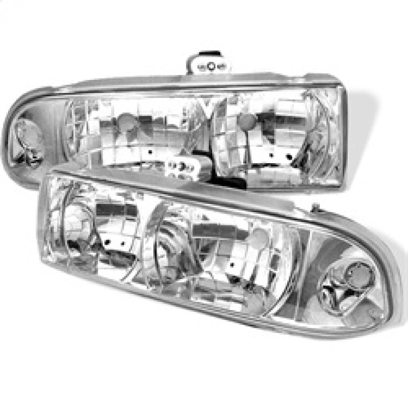 Spyder Chevy S10 98-04/Chevy Blazer 98-05 Crystal Headlights Chrome HD-YD-CS1098-C 5012432 5012432 Photo - Primary