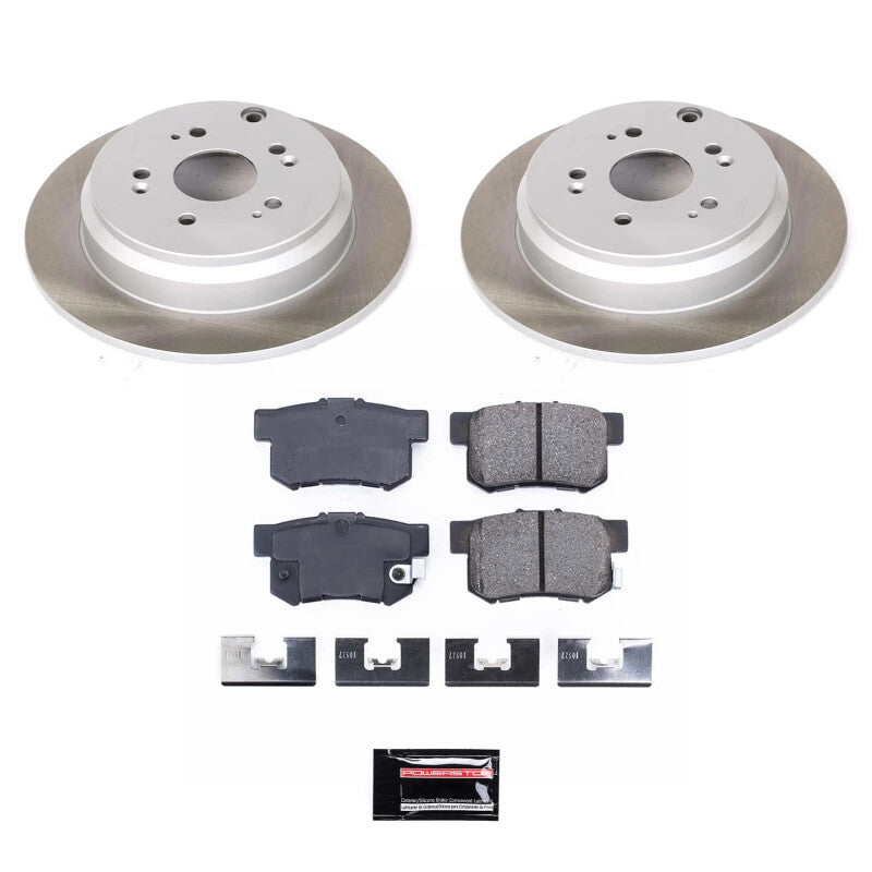 PowerStop Power Stop 07-12 Acura RDX Rear Semi-Coated Rotor Kit SC3098 SC3098 Photo - Primary