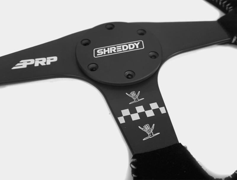 PRP Seats PRP x Shreddy Shred Fast Steering Wheel - Flat SHRDYG257 SHRDYG257 Photo - Close Up