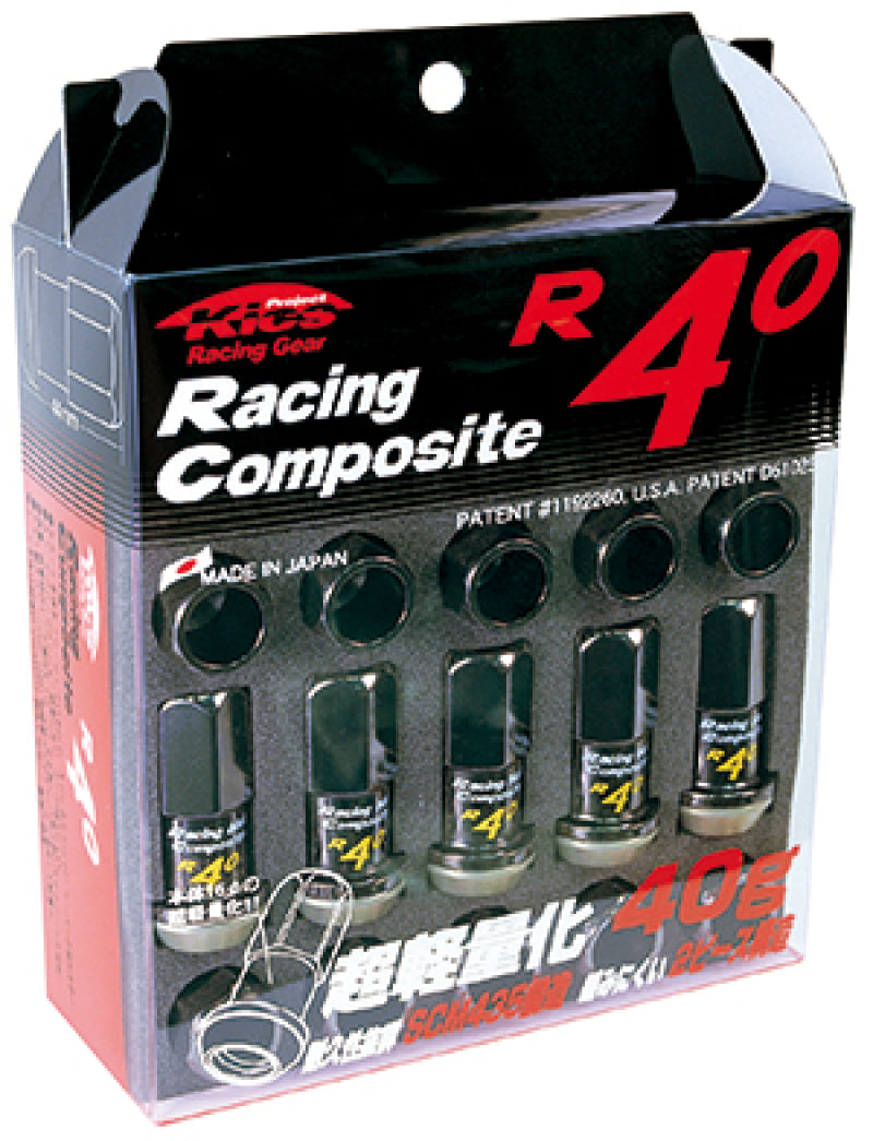 Project Kics 12x1.50 R40 Lug Nuts - Black (20 Pcs) KRC01K KRC01K User 1
