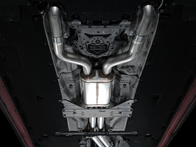 AWE Tuning 21-23 Audi C8 RS6/RS7 SwitchPath Cat-back Exhaust - Diamond Black Tips 3025-33776 3025-33776 Photo - Mounted
