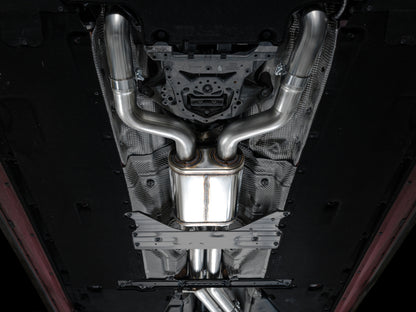AWE Tuning 21-23 Audi C8 RS6/RS7 SwitchPath Cat-back Exhaust - Diamond Black Tips 3025-33776 3025-33776 Photo - Mounted