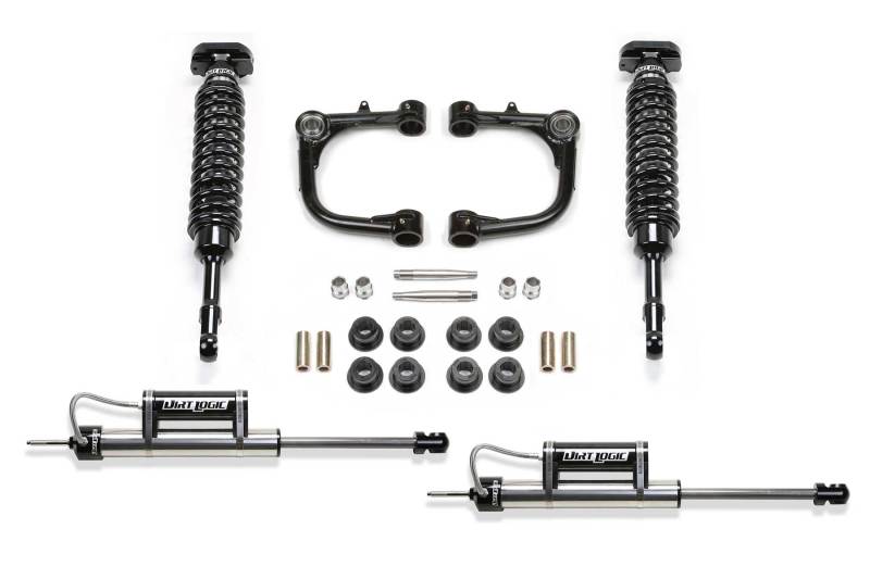 Fabtech 3" Uniball UCA System w/ Front Dirt Logic 2.5 Coilovers & Rear Dirt K7058DL Photo - Primary