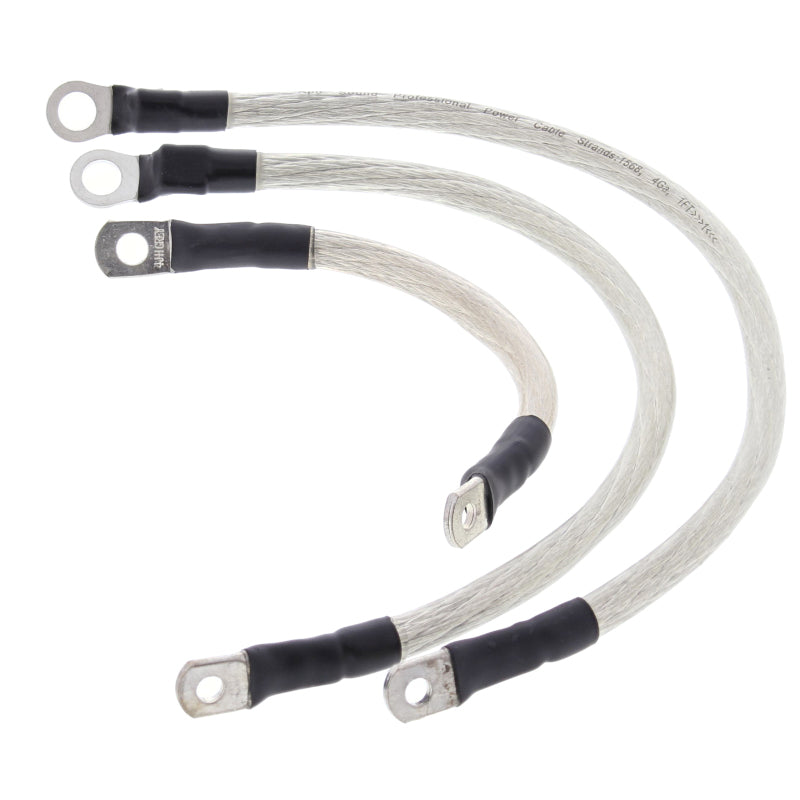 All Balls Racing 86-88 Harley FLST Heritage Softail Battery Cable Kit Clear 79-3001 79-3001 Photo - Primary