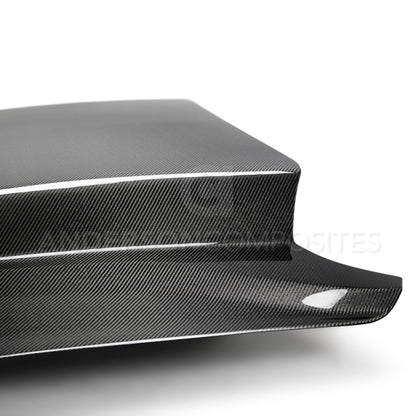 Anderson Composites 2018 Ford Mustang Double Sided Type-CJ 4in Carbon Fiber Cowl Hood AC-HD18FDMU-CJ-DS AC-HD18FDMU-CJ-DS User 4