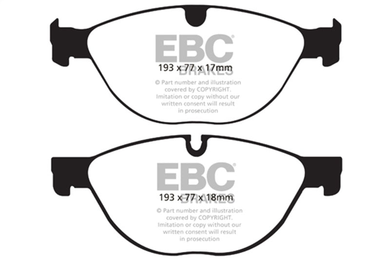 EBC Disc Brake Pad Set DP42076R Photo - Primary