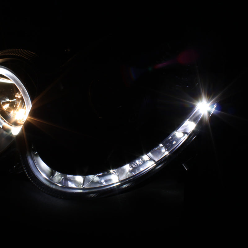Spyder Mercedes Benz CLK 03-09 Projector Halogen Model- LED Halo DRL Blk PRO-YD-MBCLK03-DRL-BK 5038036 5038036 User 1