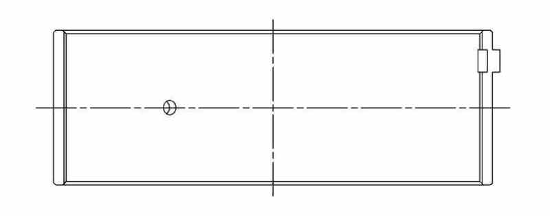 ACL Toyota 1FZ-FE 0.25 Oversized High Performance Rod Bearing Set 6B7990H-.25 6B7990H-.25 Technical Drawing