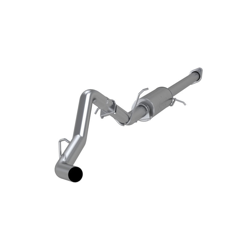 MBRP 2007-2008 Chev/GMC 1500 CC EC 6ft6in bed 4.8/5.3L 3in Cat Back Single S5036P Photo - Primary