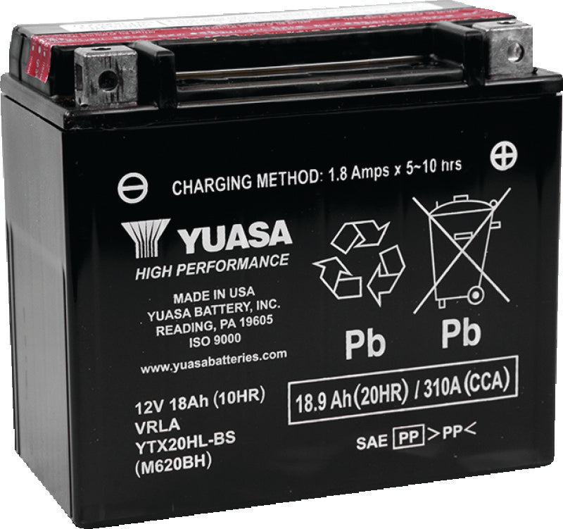Yuasa Battery Yuasa Ytx20Hl-Bs Yuasa Battery YUAM620BH YUAM620BH Photo - Primary