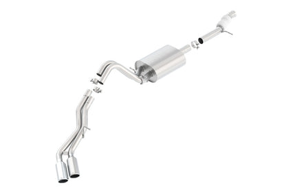 Borla Touring Cat Back 15-16 Chevy Tahoe 5.3L V8 2.75in, 2.25in Dual Same Side Exit 4in Tips 140557 140557 Photo - Primary