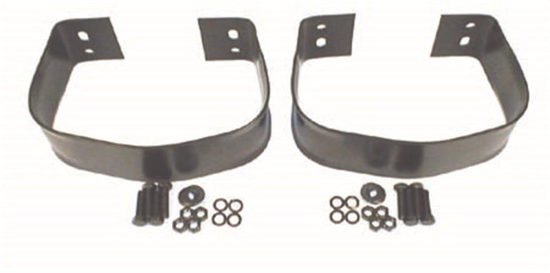 Omix Rear Bumperettes Black 76-95 CJ & Wrangler YJ 11215.01 11215.01 Photo - Primary