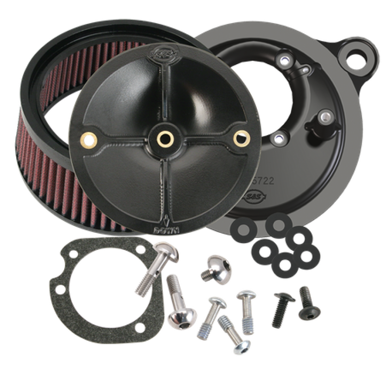 S&S Cycle Air Cleaner Kit Stealth Stock 170-0060 170-0060 User 1