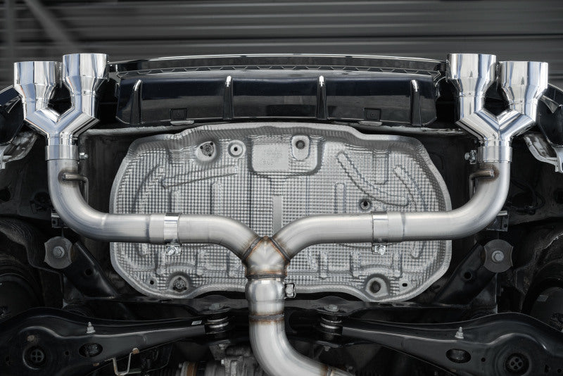 MBRP 15-19 VW Golf R 3in Cat Back Single Exit Exhaust Pro Series w/ Valve Delete - T304 S4603304 S4603304 Photo - Mounted