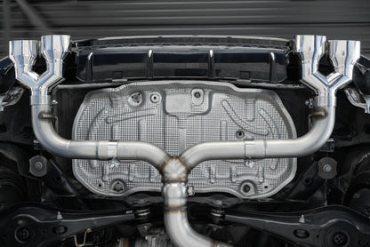 MBRP 15-19 VW Golf R 3in Cat Back Single Exit Exhaust Pro Series w/ Valve Delete - T304 S4603304 S4603304 Photo - Mounted