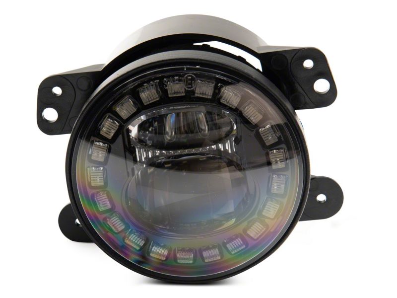Raxiom 07-18 Jeep Wrangler JK 18-23 Jeep Wrangler JL Axial Series Nighthawk LED Fog Lights J141597 J141597 Photo - Close Up