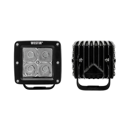 Westin Compact LED -4 5W Cree 3 inch x 3 inch (Set of 2) - Black 09-12200A-PR 09-12200A-PR Photo - Unmounted