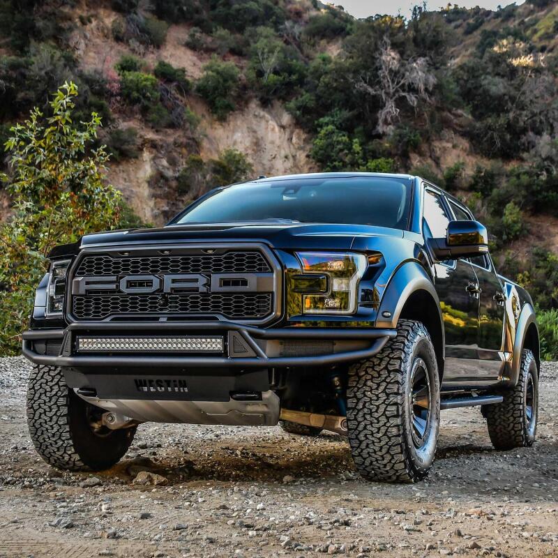 Westin 17-20 Ford F-150 Raptor Outlaw Front Bumper - Tex. Blk 58-62025 58-62025 Photo - Mounted