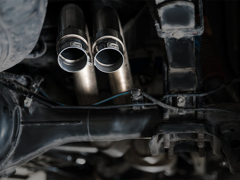 AWE Tuning AWE 2016-2022 Toyota Tacoma 0FG Exhaust with BashGuard - No Tips 3015-31826 3015-31826 Photo - Mounted