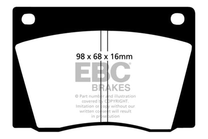 EBC Disc Brake Pad Set DP3108C Photo - Primary