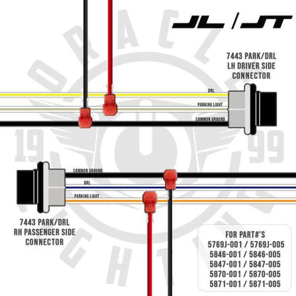 ORACLE Lighting Oracle Jeep Wrangler JL/Gladiator JT 7in. High Powered LED Headlights (Pair) - White 5769J-001 5769J-001 User 4