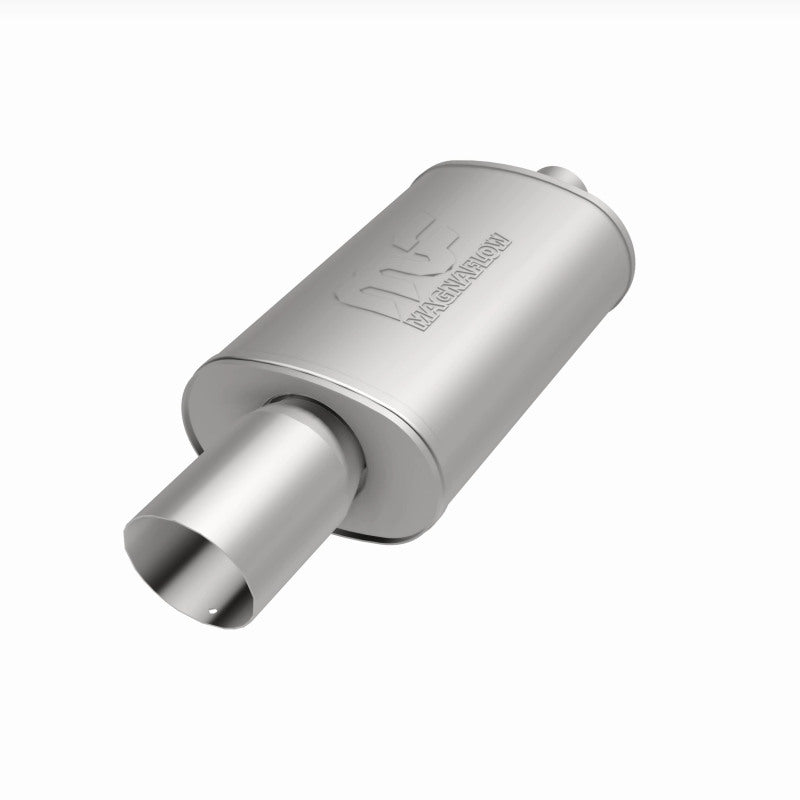 MagnaFlow 5" X 8" Oval Center/Center Performance Muffler With Tip 14827 360 Degree Image Set