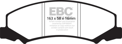 EBC Disc Brake Pad Set UD1159 Photo - Primary