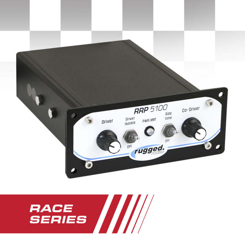 Rugged Radios RRP5100 PRO - Race Series Panel Mount Intercom Without DSP Chips RRP5100 RRP5100 Photo - Primary