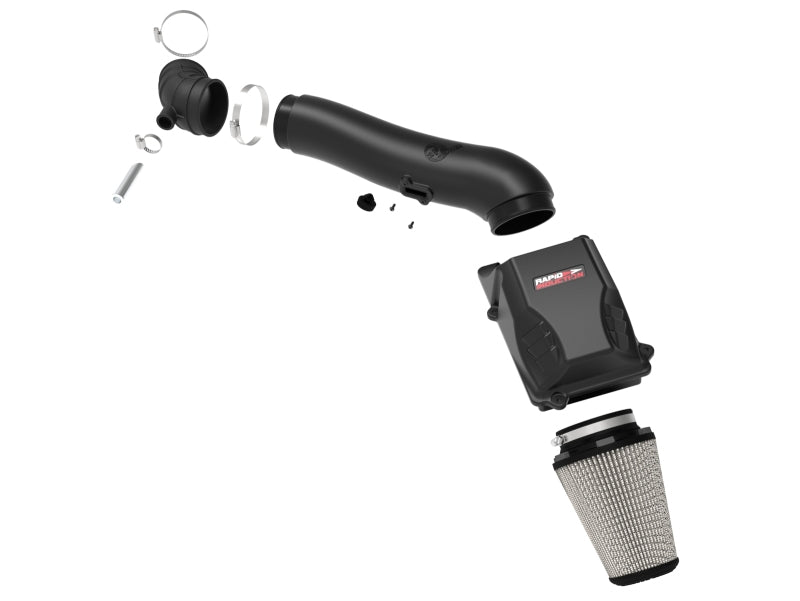aFe Rapid Induction Cold Air Intake System w/Pro DRY-S Filter 20-21 Jeep Wrangler V6 3.0L 52-10005D 52-10005D Photo - Unmounted