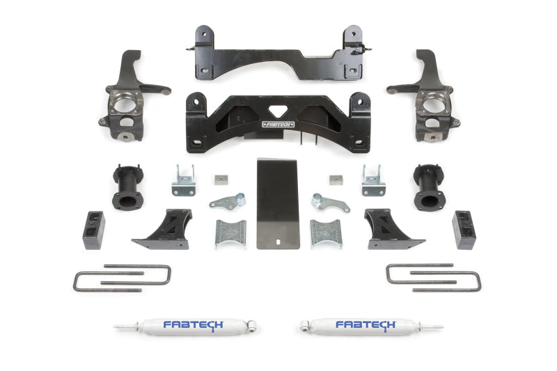 Fabtech 6? Basic System w/ Coilover Spacers & Rear Performance Shocks K7054 Photo - Primary
