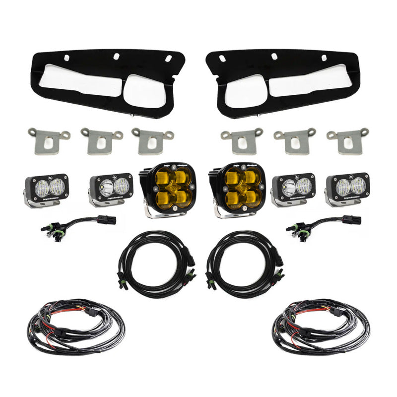 Baja Designs 2021+ Ford Bronco Amber SAE Fog Pocket Kit 447762 447762 User 1